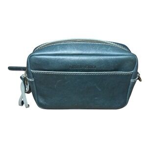 Portland Leather Goods Camera Bag FOREST GREEN Pebbled Crossbody Purse